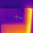 Caméra thermique - Mauvais fonctionnement du chauffage avant intervention